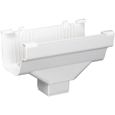 EURAMAX Outlet End Trdnl White 2Inx3In M0506-6